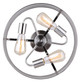 Beckett Three Light Semi Flush Mount (ISF626A03BN)