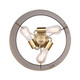 Lola Three Light Semi-Flush Mount (ISF669B03GD)