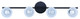 Radley Four Light Track Lighting (IT1163A04BW10)