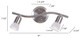 James Two Light Track Lighting (IT356A02BPT10)