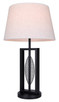 Canarm - ITL2140B26BK - One Light Table Lamp - Willow - Matte Black