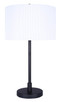 Carmynn One Light Table Lamp (ITL288A24BK)