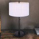 Carmynn One Light Table Lamp (ITL288A24BK)