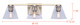 Berklie Three Light Vanity (IVL1159A03GD)