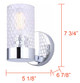 Eden One Light Vanity (IVL1168A01CH)