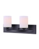 Canarm - IVL370A02BK - Two Light Vanity - Hampton - Black