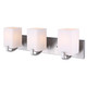 Canarm - IVL422A03BN - Three Light Vanity - Palmer - Brushed Nickel