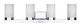 Milo Four Light Vanity (IVL429A04CH)