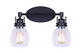 Carson Two Light Vanity (IVL705A02BK)