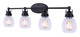 Canarm - IVL705A04BK - Four Light Vanity - Carson - Black