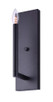 Canarm - IWF1011A01BK - One Light Wall Sconce - King - Black