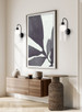 Pelia One Light Wall Sconce (IWF1142A01BK)