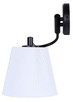 Aspen One Light Wall Sconce (IWF1201A01BK)