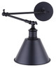Morocco One Light Wall Sconce (IWF582A01BK)