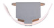 Iwl415B07Gy One Light Wall Sconce (IWL415B07GY)
