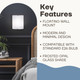 Iwl415B07Gy One Light Wall Sconce (IWL415B07GY)