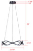 Castra LED Chandelier (LCH280A24BK)
