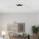 Jaxton LED Flush Mount (LFM212B12BKG)