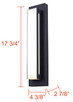 Amani LED Outdoor Lantern (LOL648BK)