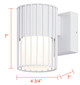 Javon LED Outdoor Lantern (LOL650WH)