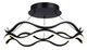 Canarm - LSF280A17BK - LED Semi Flush Mount - Castra - Black