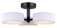 Canarm - LSF288A03BK - LED Semi Flush Mount - Carmynn - Black