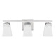 Capital Lighting - 114431BN-334 - Three Light Vanity - Baxley - Brushed Nickel