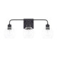 Capital Lighting - 120031MB-426 - Three Light Vanity - Tanner - Matte Black