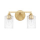 Capital Lighting - 120521CG-422 - Two Light Vanity - Milan - Capital Gold