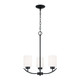 Capital Lighting - 415231MB-338 - Three Light Chandelier - Dixon - Matte Black