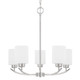 Capital Lighting - 415251BN-338 - Five Light Chandelier - Dixon - Brushed Nickel Capital Lighting - 415251BN-338 - Five Light Chandelier - Dixon - Brushed Nickel