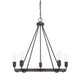 Capital Lighting - 420061BZ - Five Light Chandelier - Tanner - Bronze