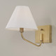 manufacturer_finish:Aged Brass|manufacturer_glass:White Fabric Shade