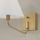 manufacturer_finish:Aged Brass|manufacturer_glass:White Fabric Shade