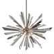 Corbett Lighting - 140-48-WSL - Eight Light Chandelier - Inertia - Warm Silver Leaf