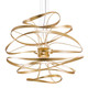Corbett Lighting - 216-44-GL/SS - LED Chandelier - Calligraphy - Gold Leaf