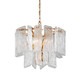 Corbett Lighting - 244-44 - Four Light Chandelier - Piemonte - Gold Leaf