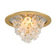 Corbett Lighting - 268-31-GL - Three Light Flush Mount - Jasmine - Gold Leaf