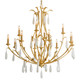 Corbett Lighting - 293-012-GL - 12 Light Chandelier - Prosecco - Gold Leaf