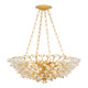 Corbett Lighting - 363-32-GL - Eight Light Chandelier - Vittoria - Gold Leaf
