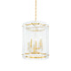 Corbett Lighting - 375-20-VPB - Eight Light Lantern - Rio - Vintage Polished Brass
