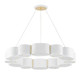 Corbett Lighting - 393-30-SWH/VB - 12 Light Chandelier - Opal - Soft White