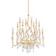 Corbett Lighting - 414-34-GL - 12 Light Chandelier - Aveline - Gold Leaf