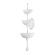 Corbett Lighting - 437-30-GSW - LED Wall Sconce - Aura - Gesso White