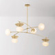 Ceylon Six Light Chandelier (451-57-VGL)