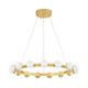 Corbett Lighting - 484-30-VB - LED Chandelier - Linus - Vintage Brass