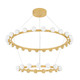 Corbett Lighting - 484-46-VB - LED Chandelier - Linus - Vintage Brass