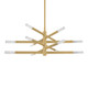 Corbett Lighting - 501-42-VB - LED Chandelier - Strasbourg - Vintage Brass