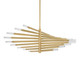 Corbett Lighting - 501-56-VB - LED Chandelier - Strasbourg - Vintage Brass