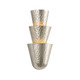 Corbett Lighting - 508-03-WSL - Three Light Wall Sconce - Bucharest - Warm Silver Leaf